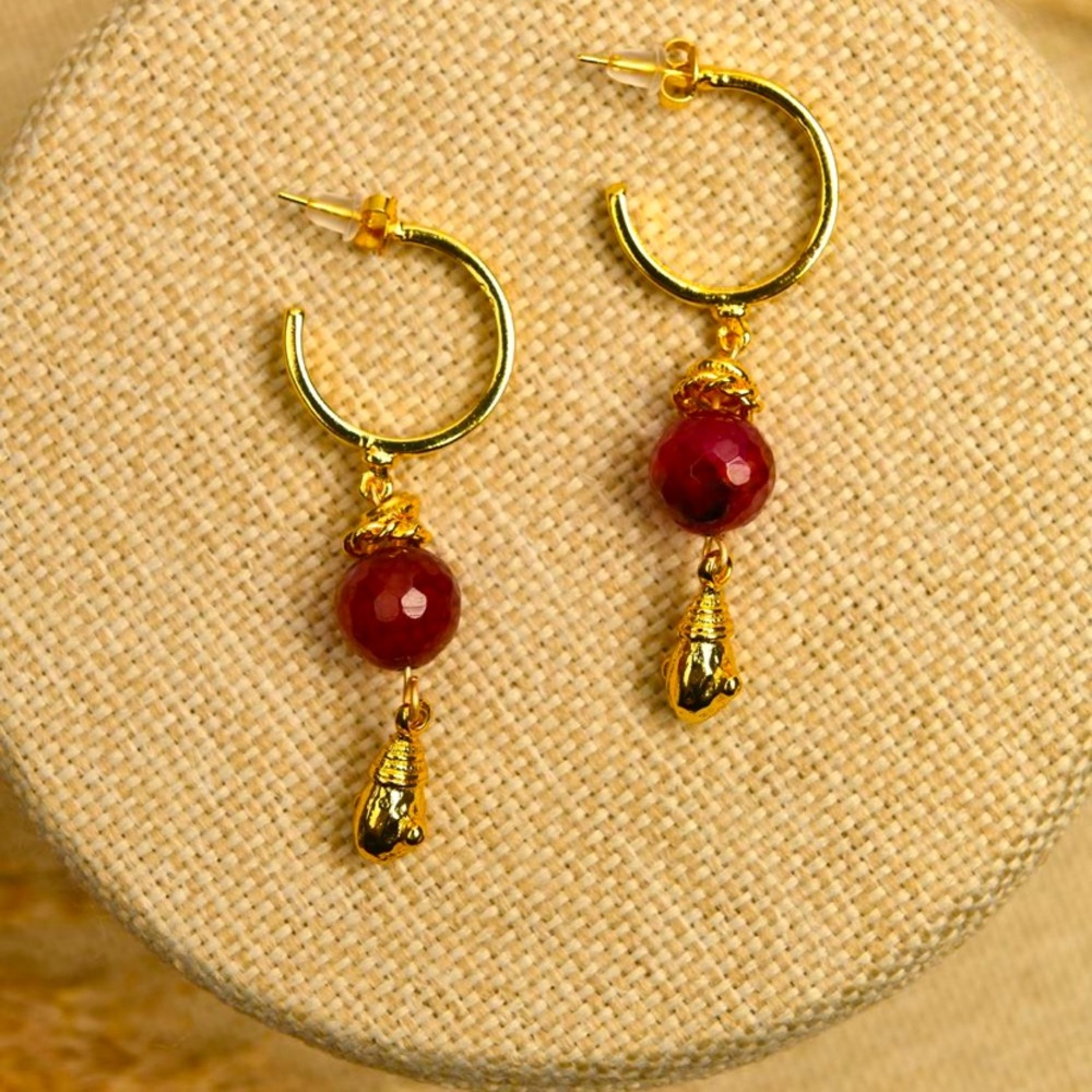 New two tone dangle  Earrings